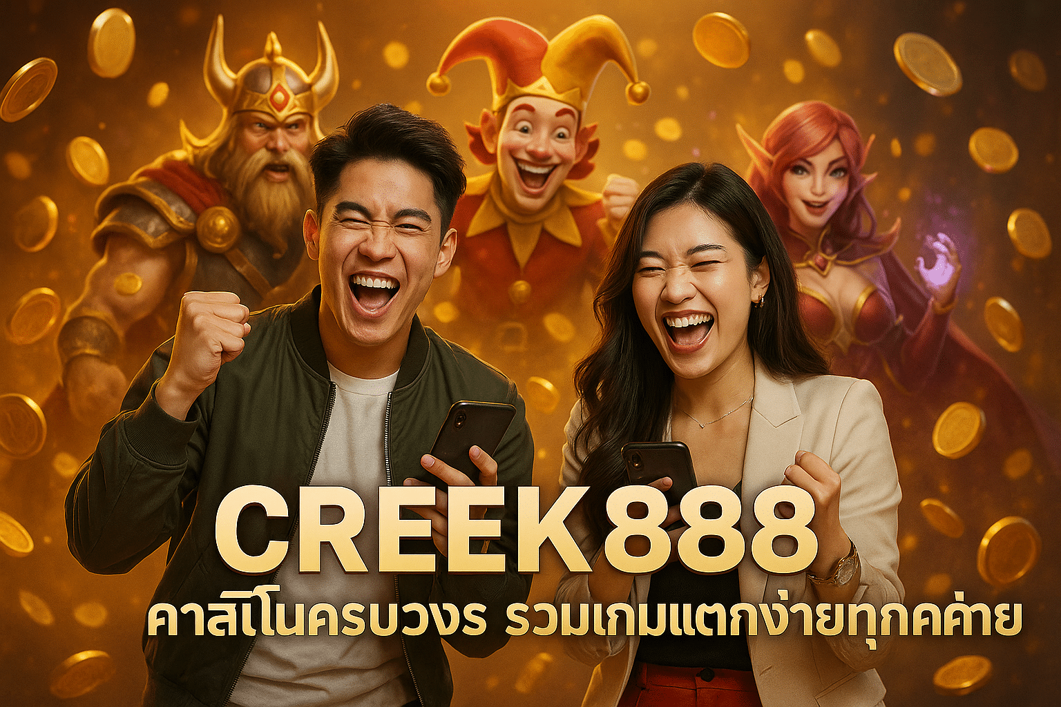 CREEK888 คาสิโนครบวงจร รวมเกมแตกง่ายทุกค่าย
