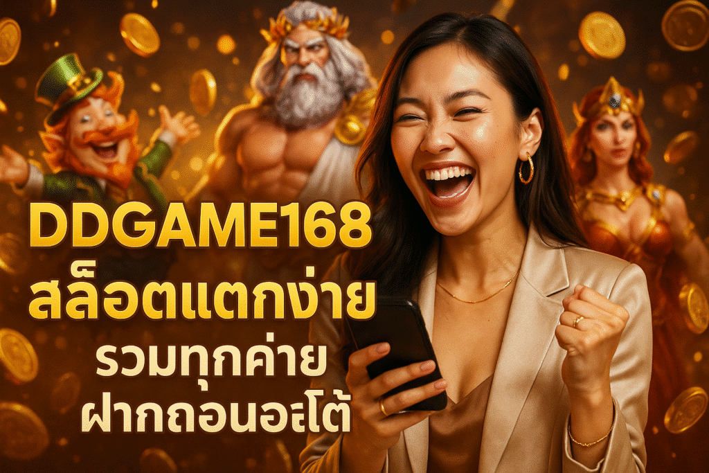 DDGAME168 สล็อตแตกง่าย รวมทุกค่าย ฝากถอนออโต้