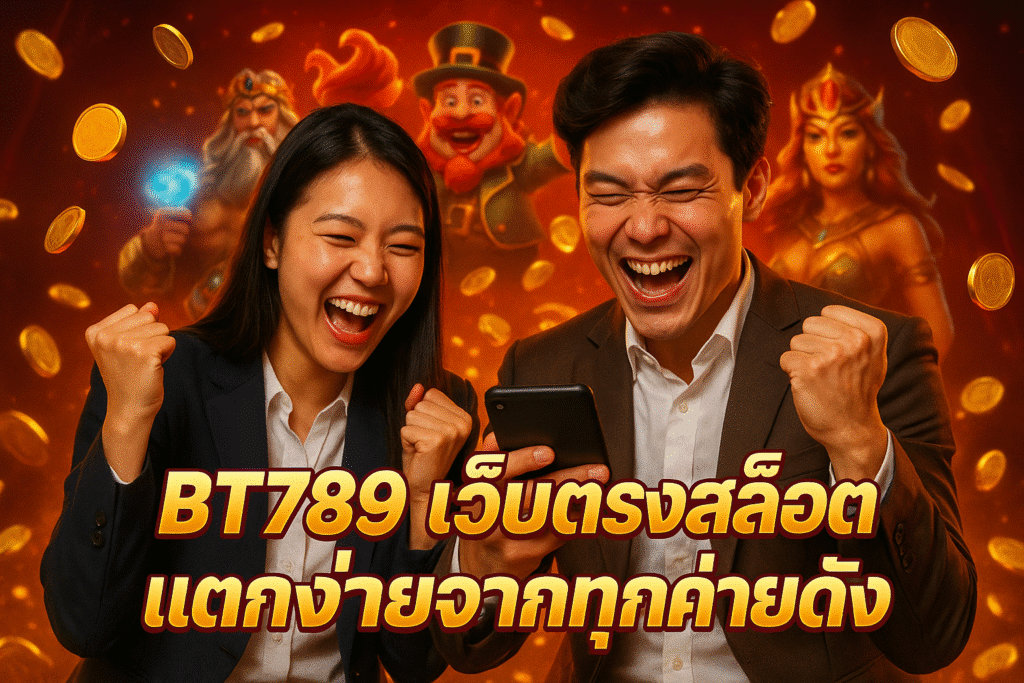BT789 เว็บตรงรวมสล็อตแตกง่ายจากทุกค่ายดัง