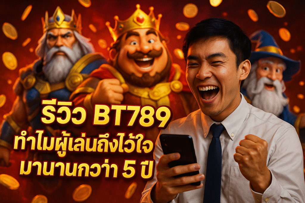 รีวิว BT789 ทำไมผู้เล่นถึงไว้ใจมานานกว่า 5 ปี