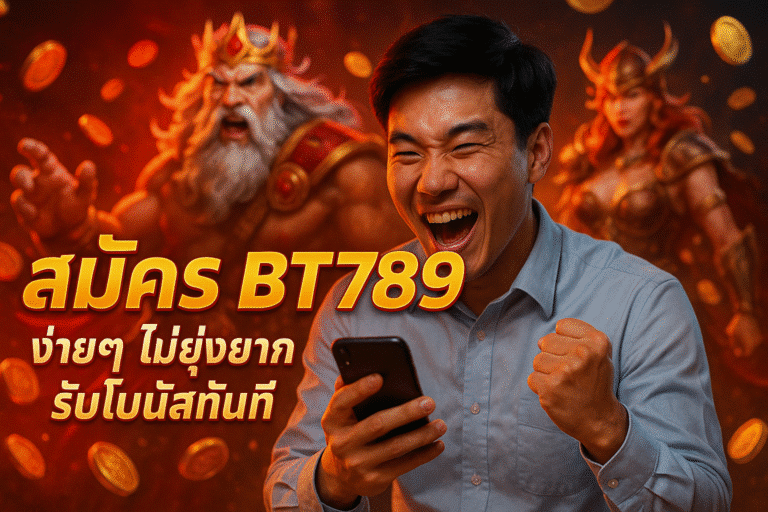 สมัคร BT789 ง่ายๆ ไม่ยุ่งยาก รับโบนัสทันที