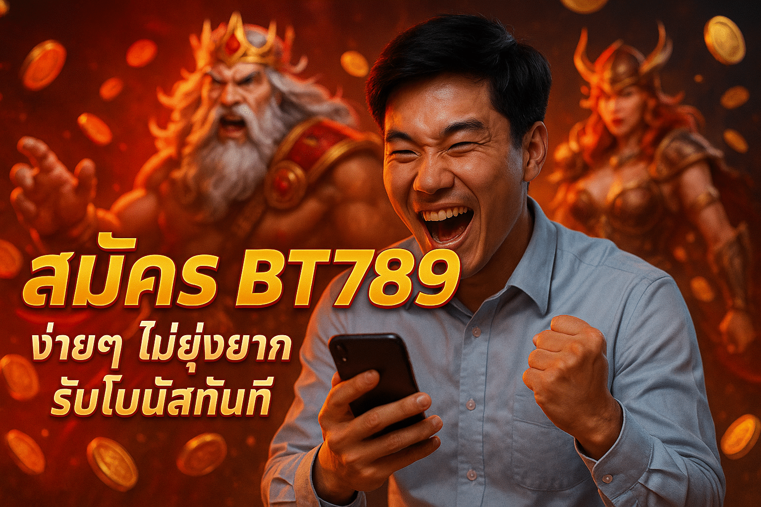 สมัคร BT789 ง่ายๆ ไม่ยุ่งยาก รับโบนัสทันที