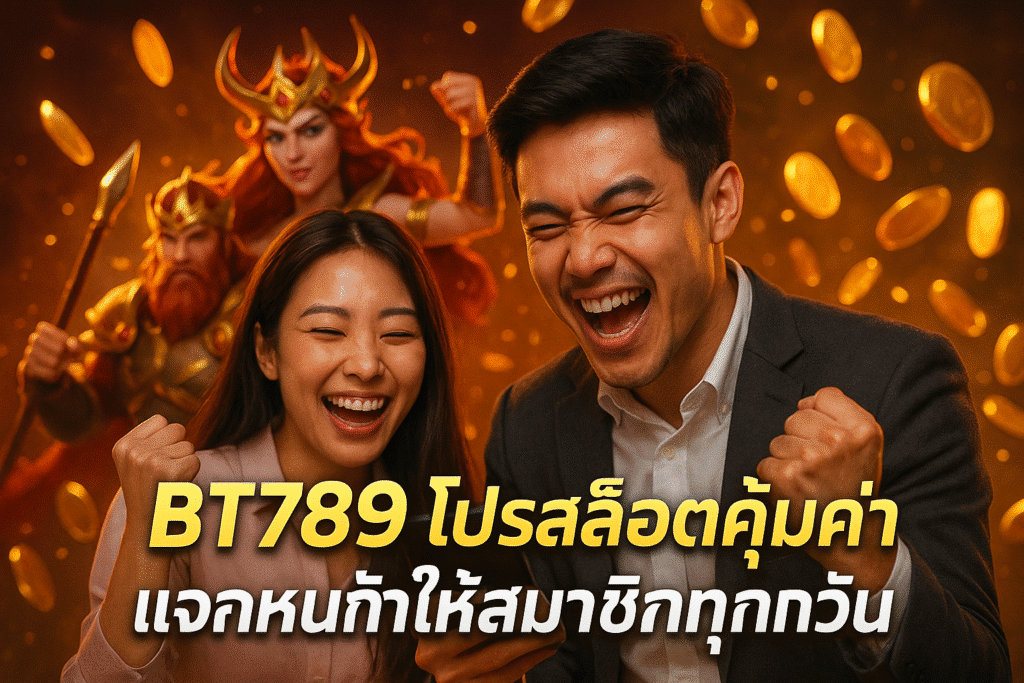 BT789 โปรสล็อตคุ้มค่า แจกหนักให้สมาชิกทุกวัน